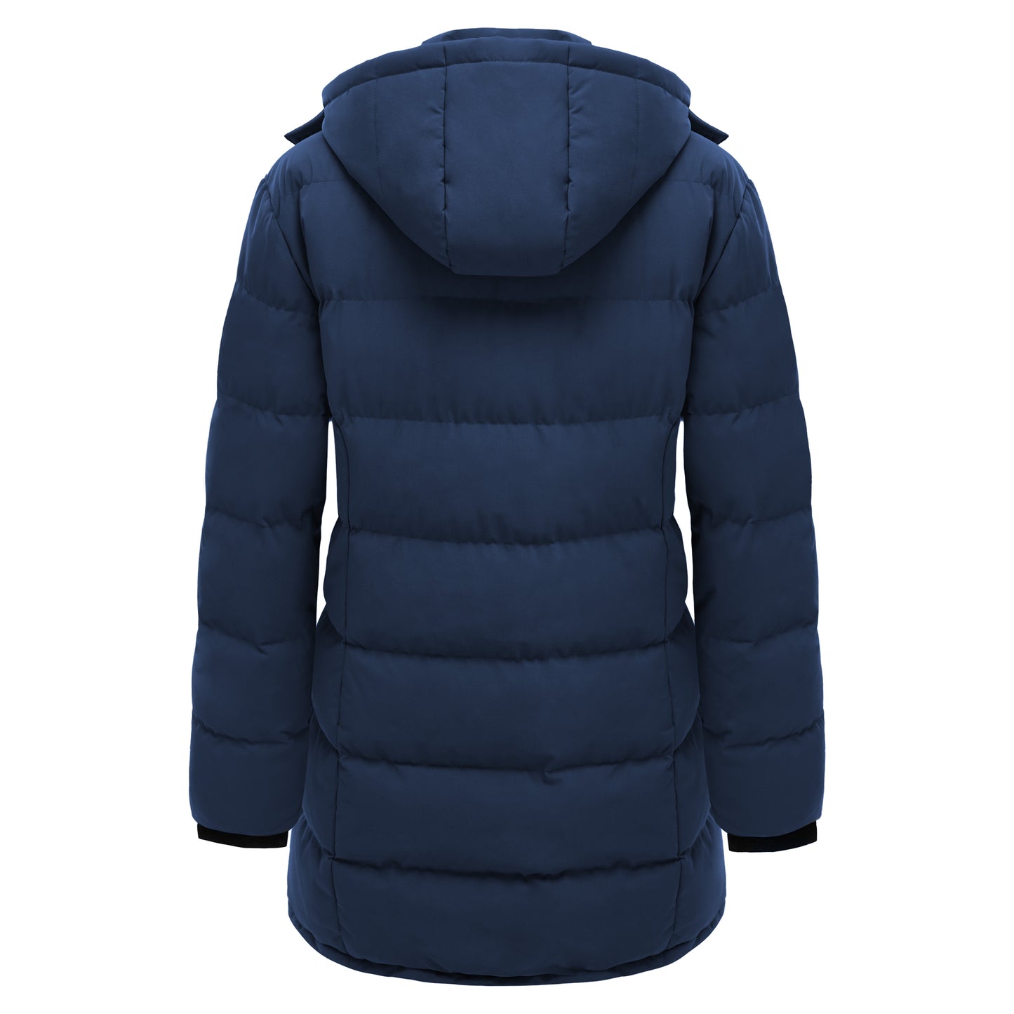 Soularge Women's Plus Size Winter Warm Long Insulated Puffer Jacket