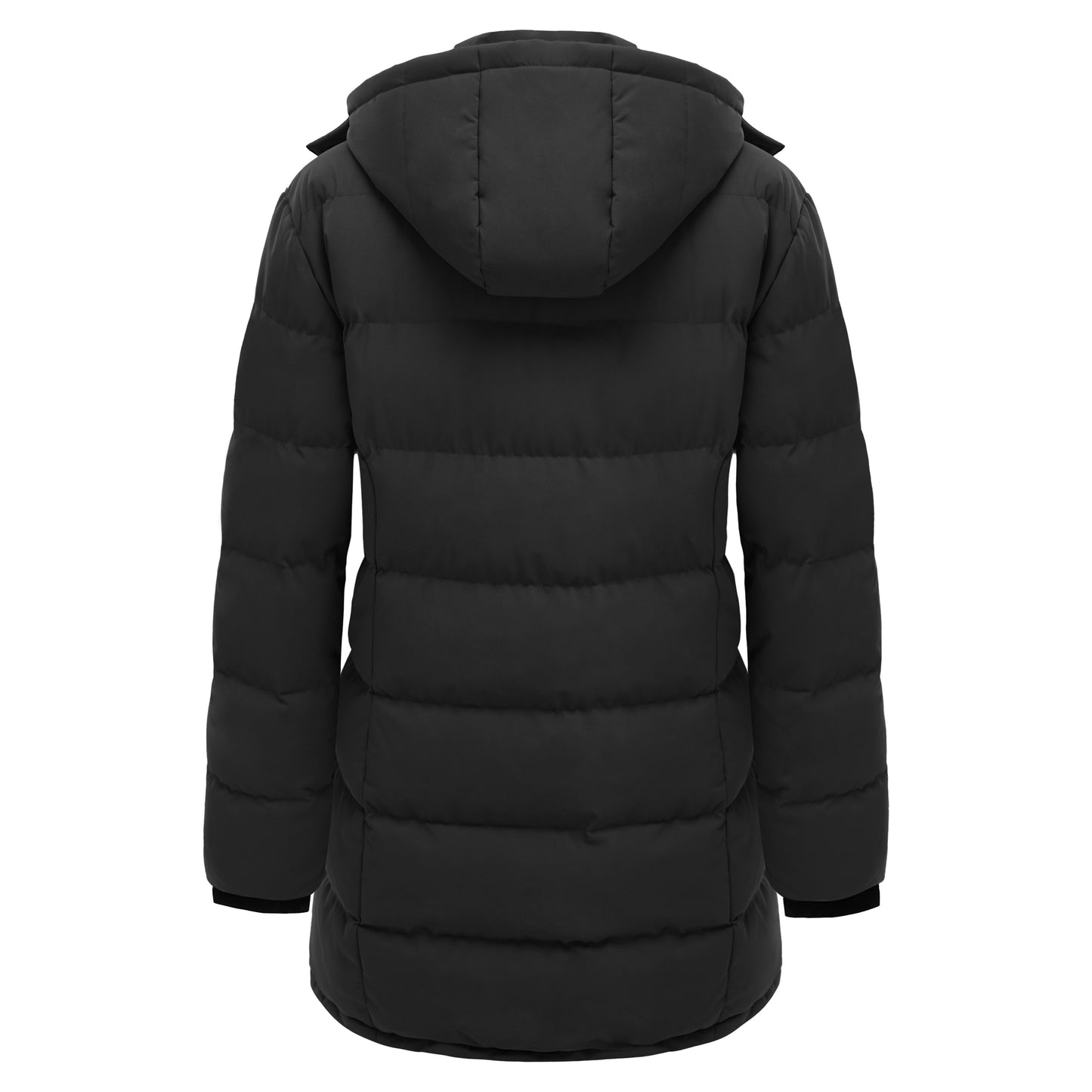 Soularge Women's Plus Size Winter Warm Long Insulated Puffer Jacket