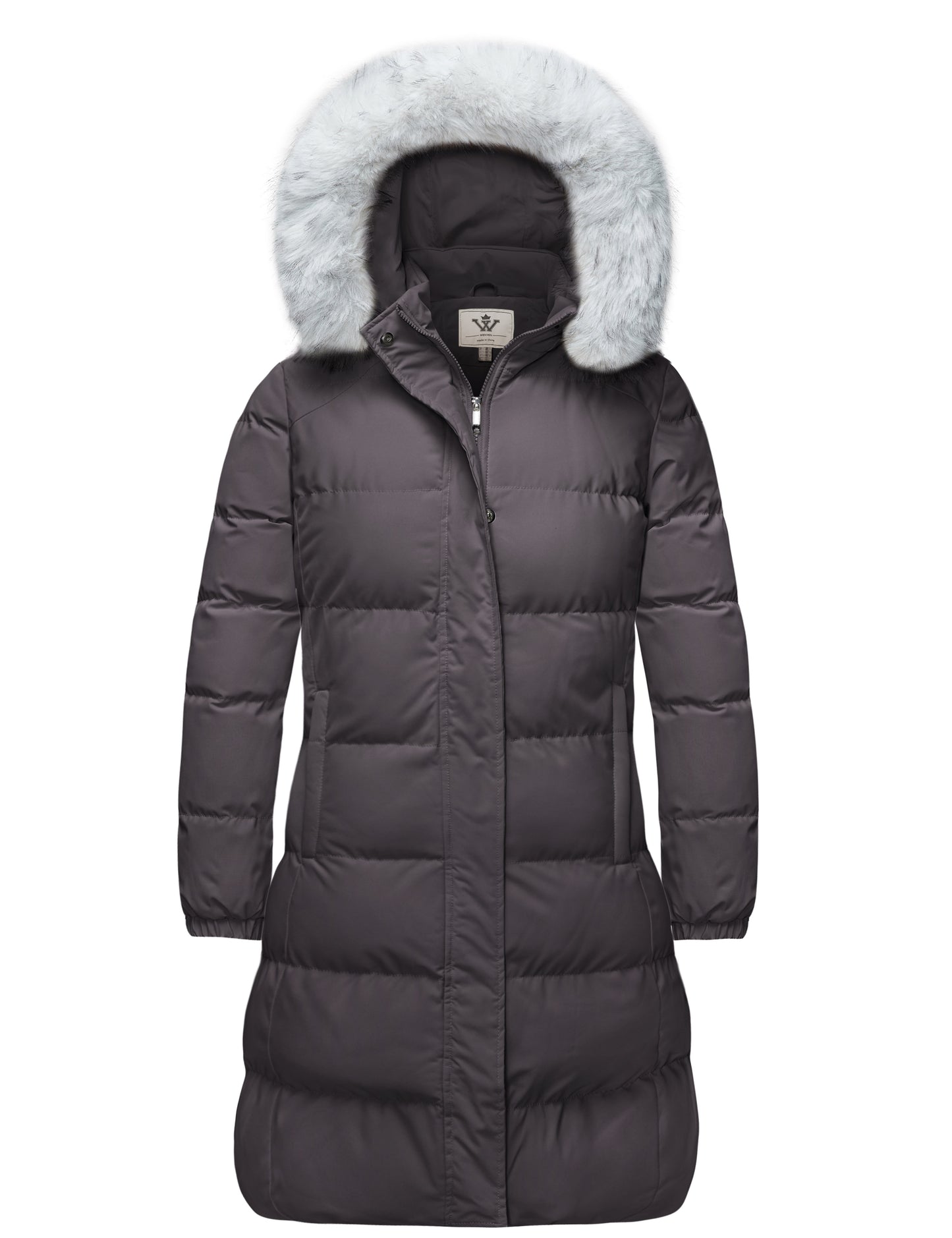 WenVen Women's Winter Long Puffer Coat Waterproof Warm Parka Jacket