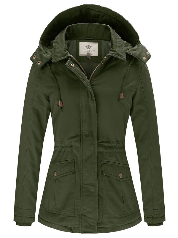 Military green parka women's hotsell