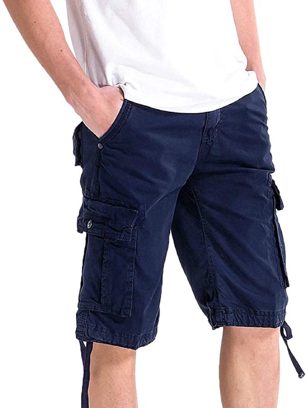 Men's Cotton Twill Cargo Shorts Classic Relaxed Fit- Reg and Big & Tall Sizes