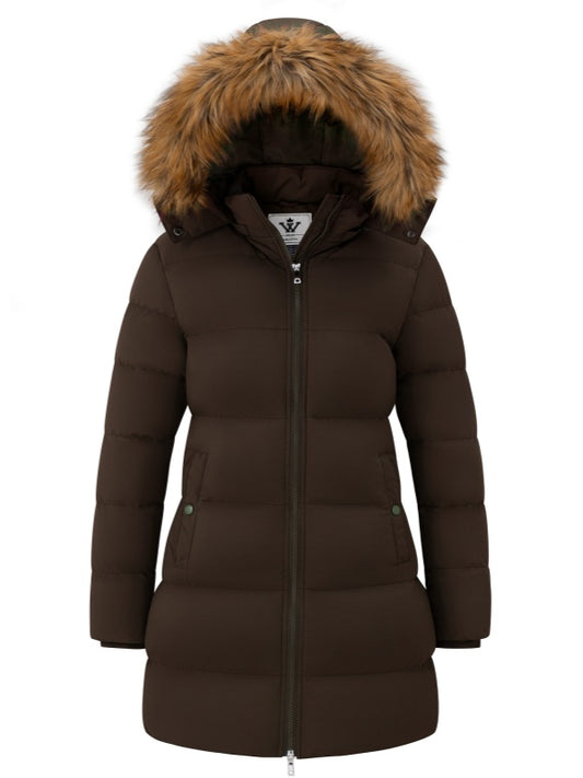 WenVen Women's Winter Puffer Coat