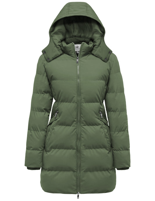 Women's Winter Coat Warm Puffer Jacket Windproof Puffer Coat