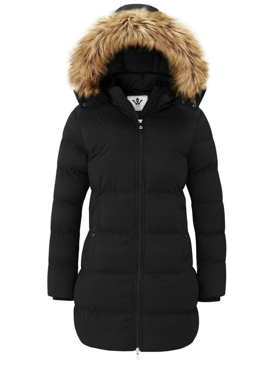 WenVen Women's Winter Puffer Coat