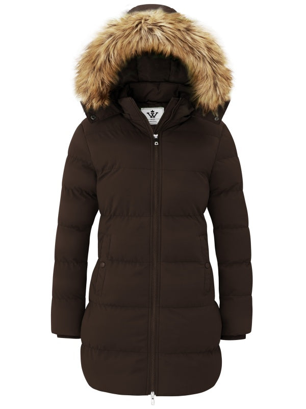 WenVen Women's Winter Puffer Coat