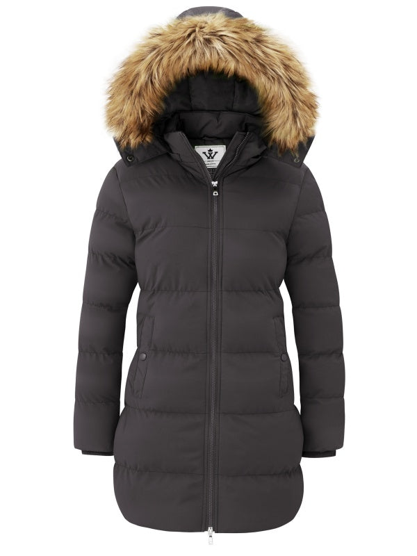 WenVen Women's Winter Puffer Coat