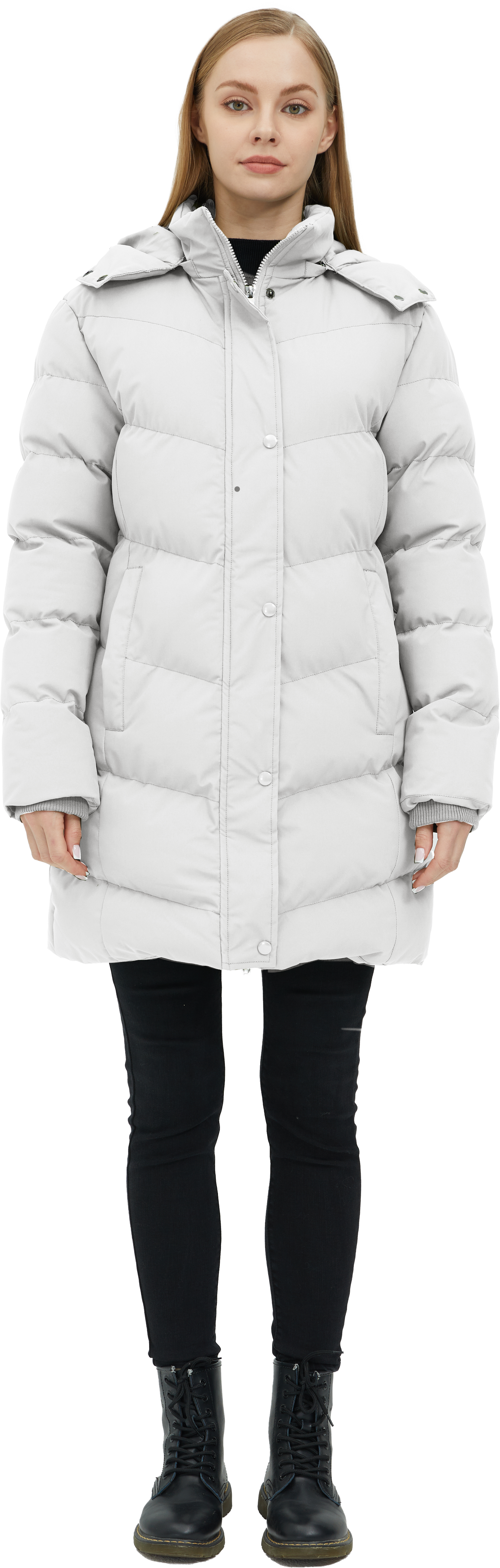 Women's Winter Jacket Winter Puffer Coat Warm Waterproof Jacket with Hood