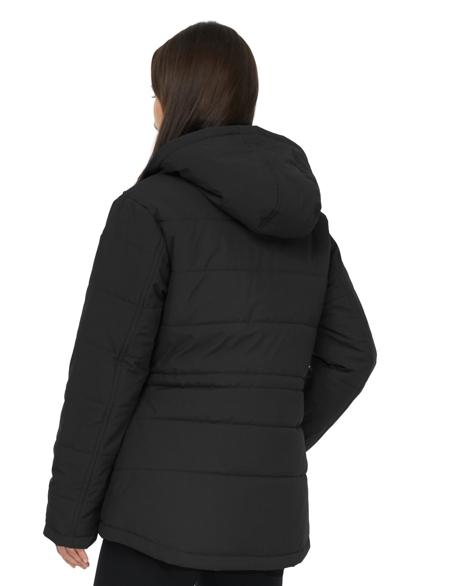 Women's Winter Water Resistant Warm Puffer Coat with Detachable Hood