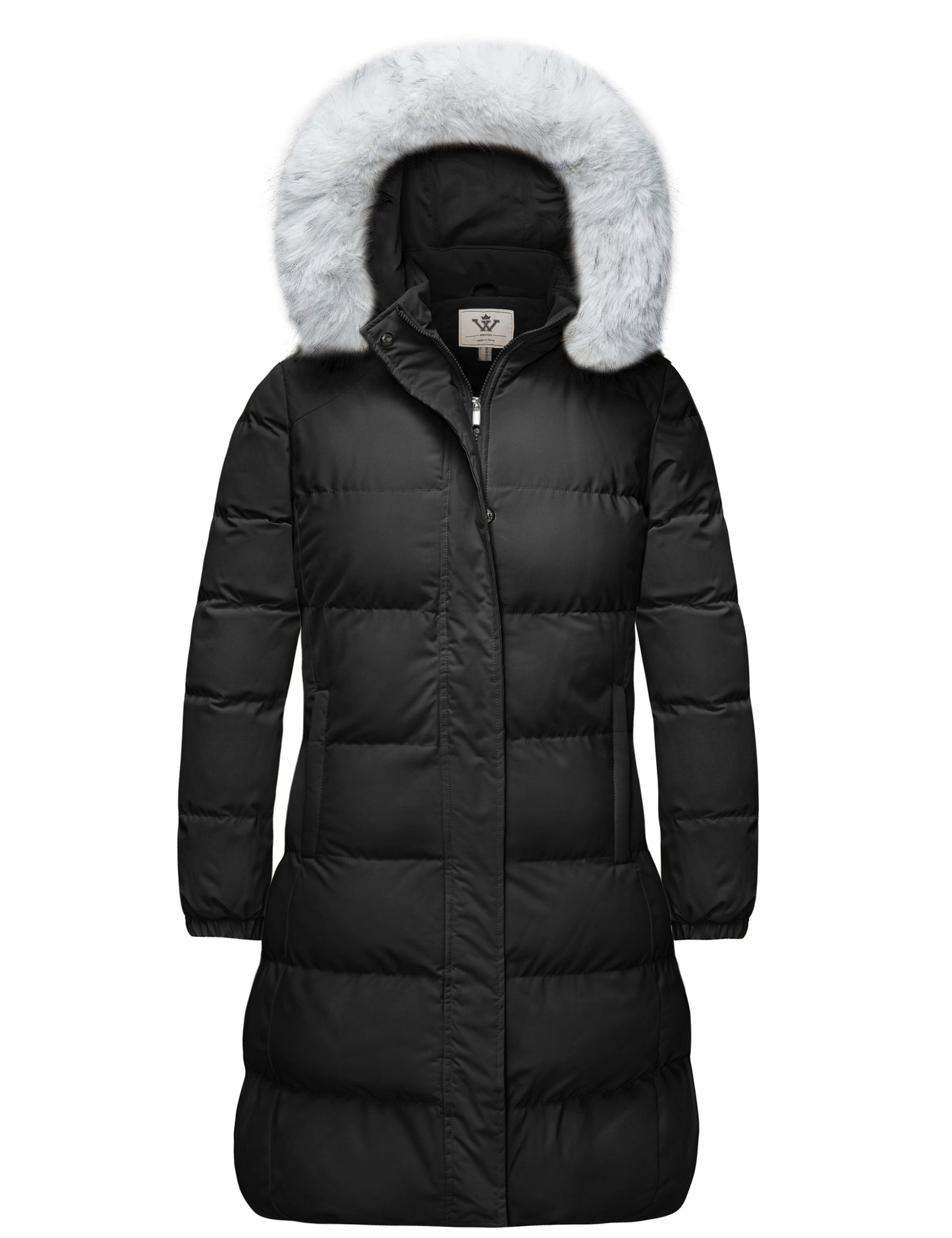 WenVen Women's Winter Long Puffer Coat Waterproof Warm Parka Jacket