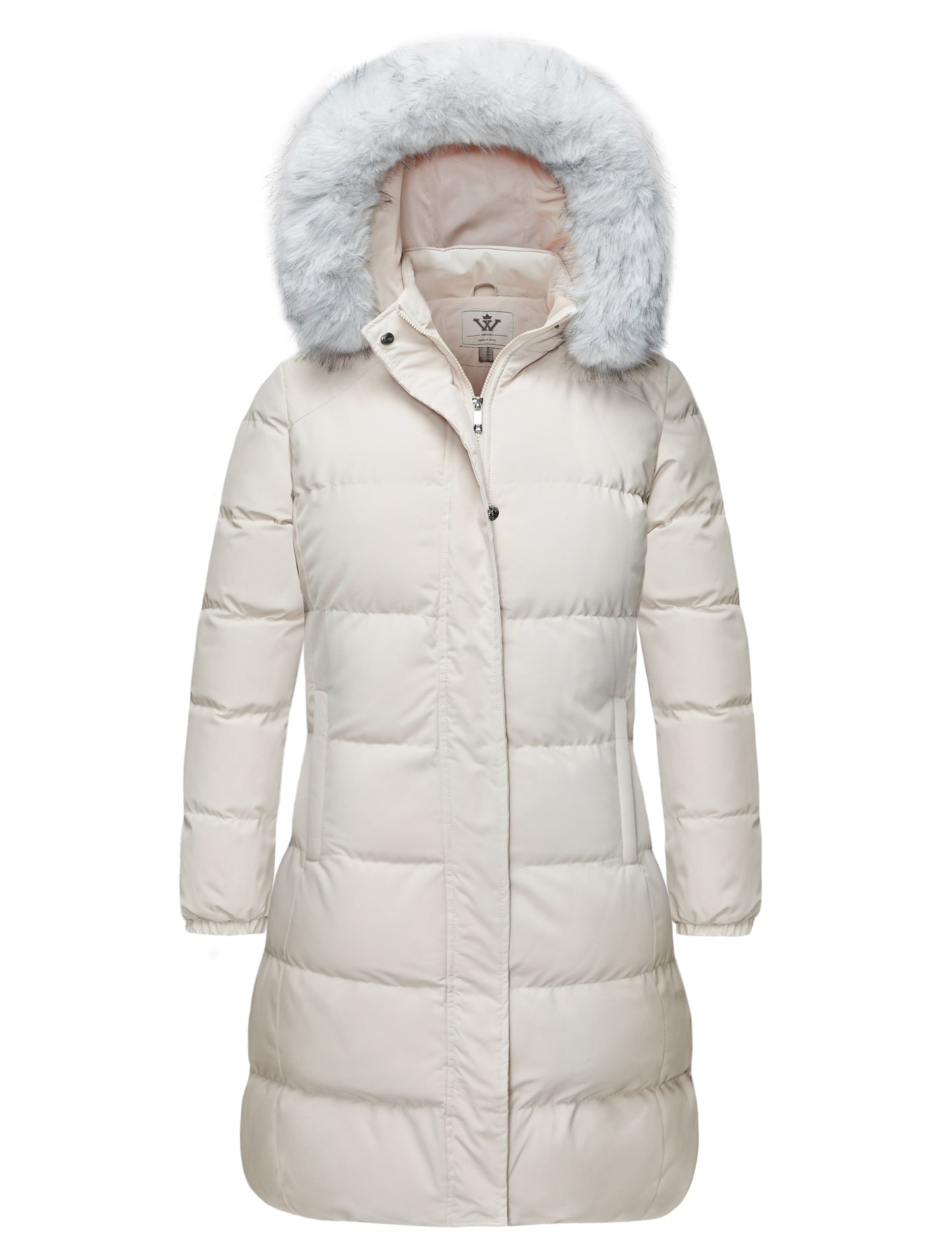 WenVen Women's Winter Long Puffer Coat Waterproof Warm Parka Jacket