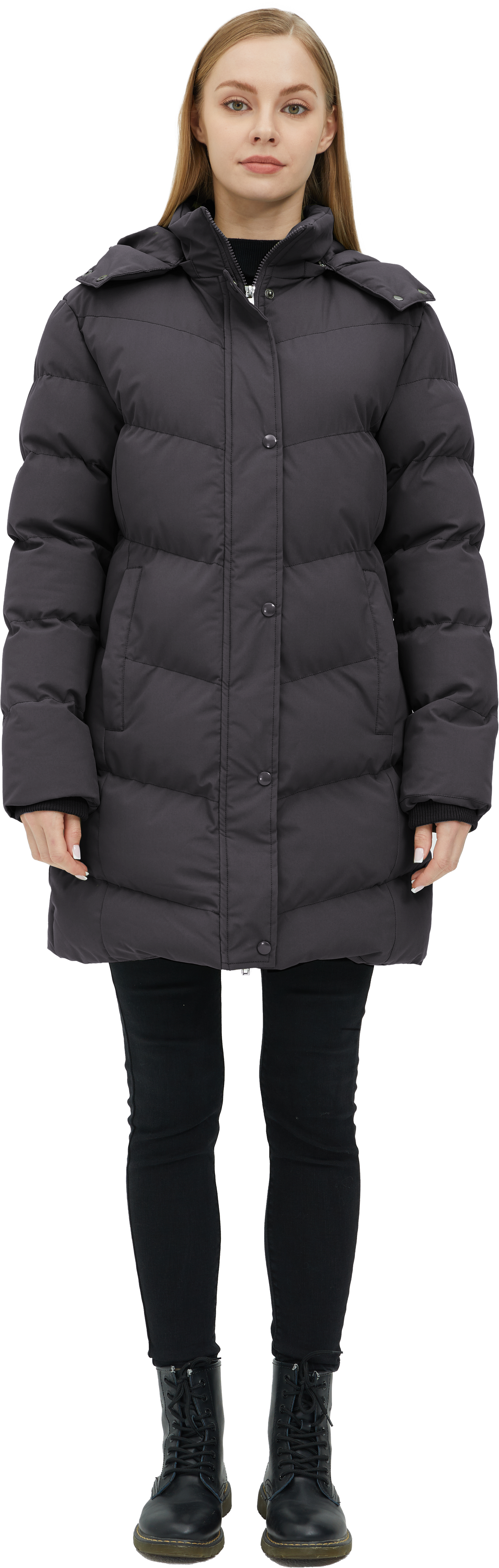 Women's Winter Jacket Winter Puffer Coat Warm Waterproof Jacket with Hood