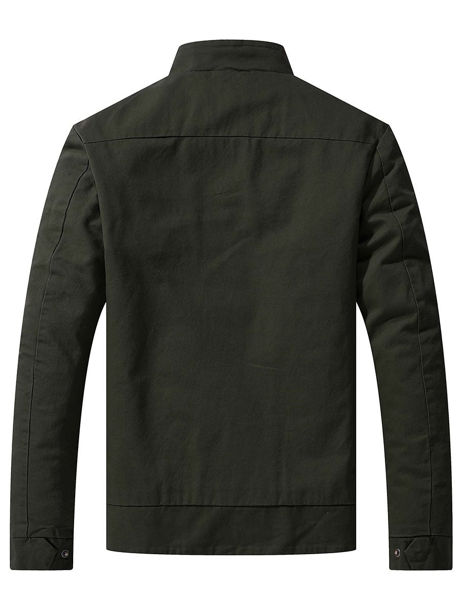 Cotton military jacket mens best sale