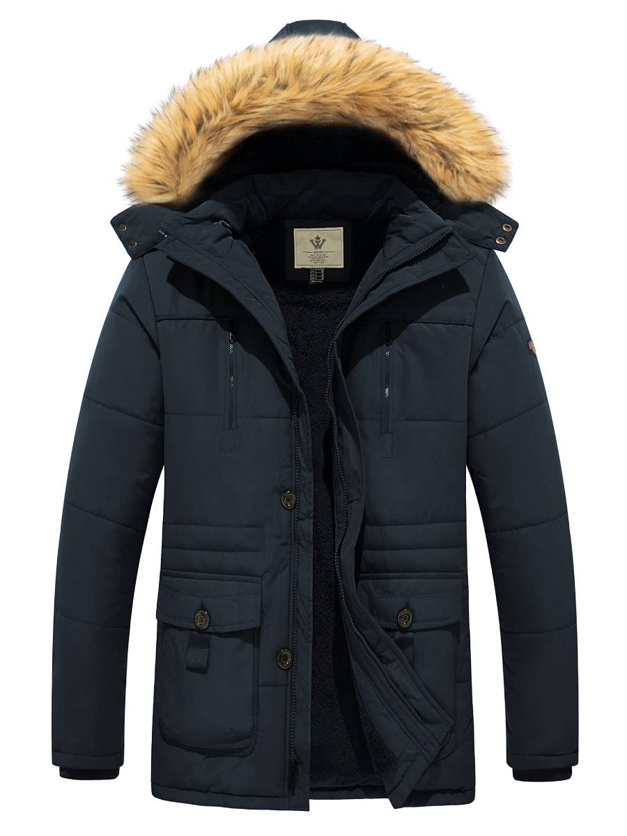 Dropship Aulemen Men Winter Jacket Windproof Warm Coat Men's