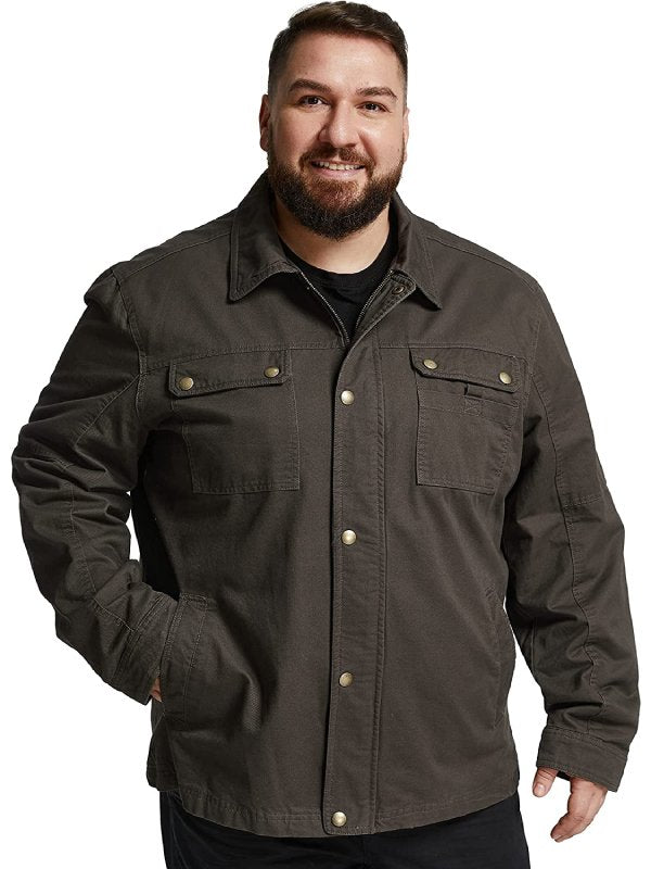 Soularge Men's Big and Tall Fall Jacket