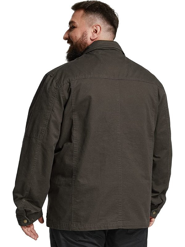 Soularge Men's Big and Tall Fall Jacket