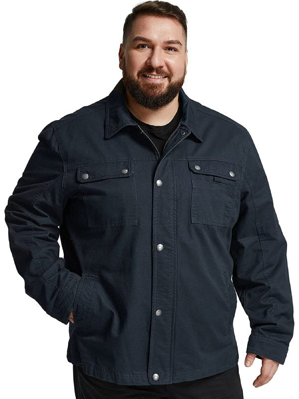 Soularge Men's Big and Tall Fall Jacket