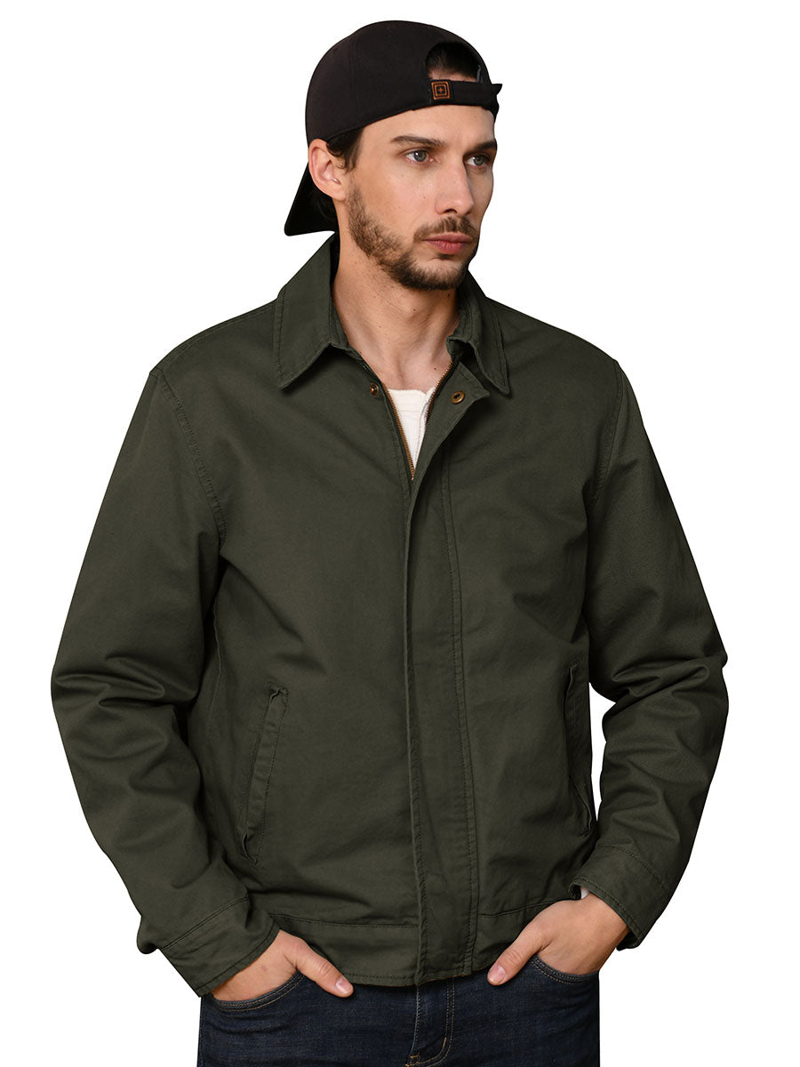 Men's Canvas Utility Work Wear Lightweight Casual Military