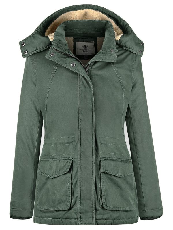 Sherpa lined coats on sale womens